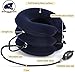 Neck Stretcher, Neck Traction Device, Cervical Traction Device for Neck Pain Relief, Neck Brace Adjustable Inflatable Neck Stretcher, Neck Decompression Devices Home Use (Blue)