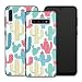 Produktbild Handyhülle Kaktus für Samsung Silikon Cactus Tropical Tropen Llama Kakteen MMM Berlin Wüste Hülle, Hüllendesign:Design 6 | Silikon Schwarz, Kompatibel mit Handy:Samsung Galaxy S10e