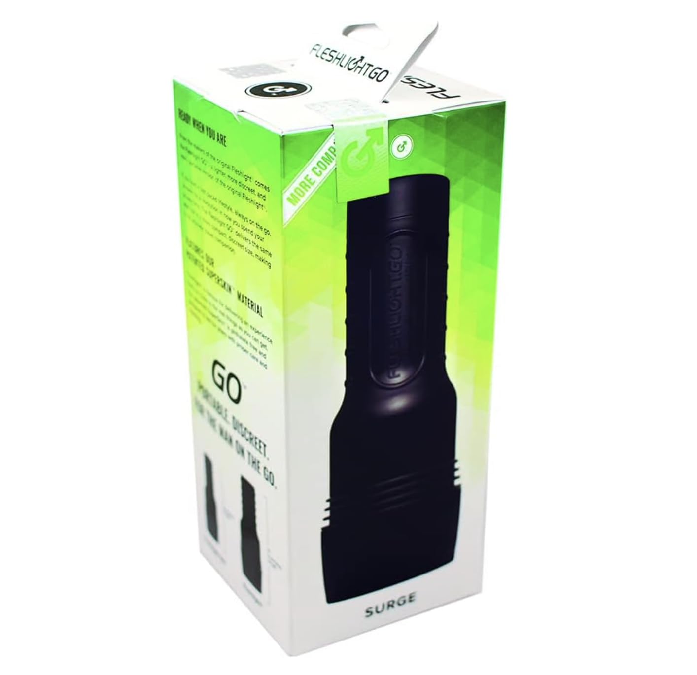 Fleshlight GO Surge Vagina - Masturbatore SuperSkin più piccolo, giocattolo del sesso estremamente realistico