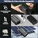 Solar Powerbank 70000mAh: PD 30W USB C Powerbank Schnellladen mit 2 Kabel, 6 Ausgänge 4 Eingänge, 15W Kabelloses Laden, Handkurbel, LED Leuchtanzeigen, Taschenlampe, Externe Handy-Akkus für Outdoor