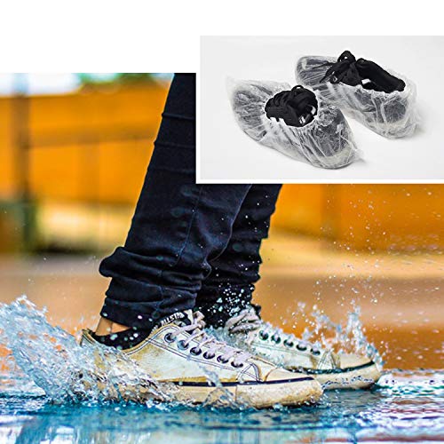 image for 100pcs Shower Caps, Segbeauty Stretchable Max 20.5 inches Thick Dispos