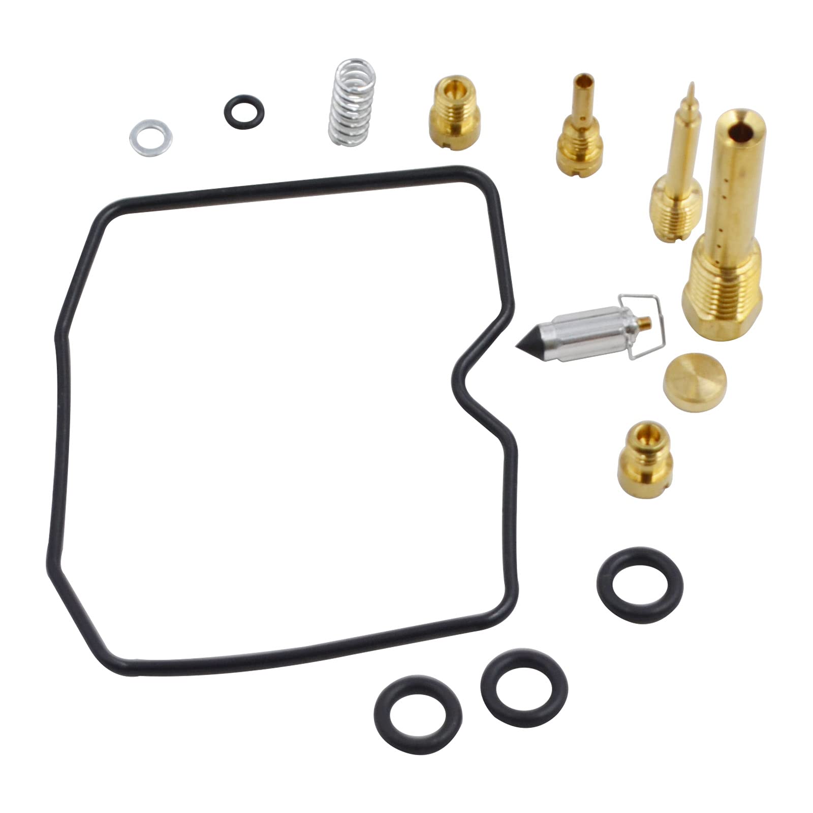 All Balls Racing Carburetor Rebuild Kit For Kawasaki EX500 Ninja 1987-2009 - Includes Gaskets, O-Rings, Jets, Needle & More