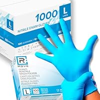 Guanti In Nitrile Senza Lattice | 100 Pezzi Monouso - Taglia XL | Ipoallergenici E Certificati CE | Per Alimenti E Medico - Foto 9