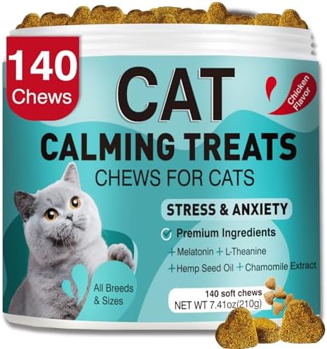 Cat Calming Treats, Calming Care for Indoor Cats