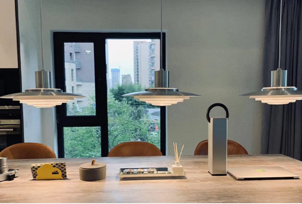 modern Esstisch Pendelleuchte, E27 Industrielle PH5 Pendellampe, Aluminium Schatten Hängeleuchte Dimmbar, Esszimmer Schlafzimmer Designer 1 flamme Höhenverstellbar Innen Dekorativ Beleuchtung (B,47CM)