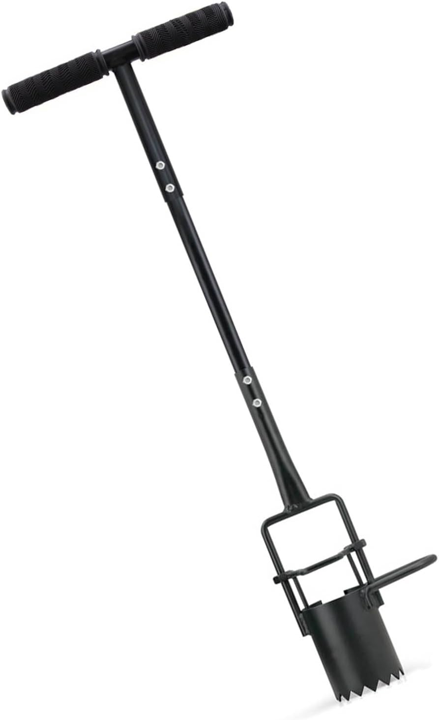 Ergonomic Garden Hole Digger with Pointed Tip for Stone Sowing Vegetable Patches and Professional Landscaping Ergonomic Handheld Shovel