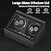 BEWISHOME Watch Winders for Automatic Watches, 4 Watch Winder and 6 Storage Case with Quiet Japanese Motor, Automatic Watch Winder Box Watch Rotator with Type-C Adapter, Carbon Fiber SYQ31C