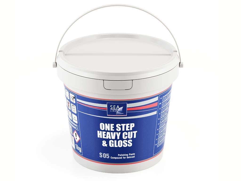 SEA, LINE S05 pasta polerska One Step Heavy Cut & Gloss 1 kg
