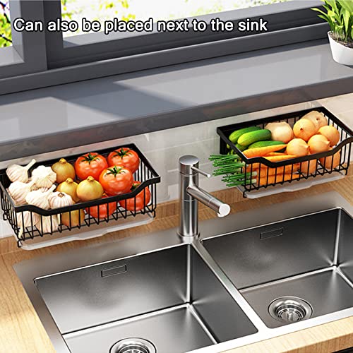 Cesta de acero inoxidable para ganar espacio en cocina y baño 3