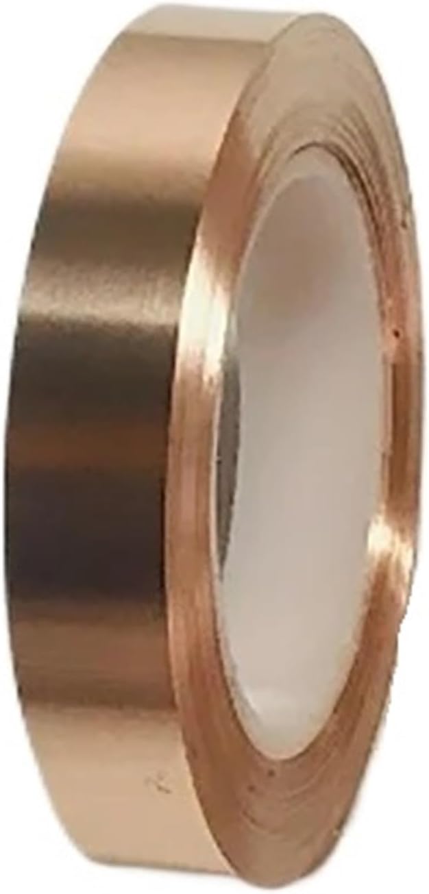 L1000mm Pure Copper Foil Strip Metal Red Plate Sheet Narrow Thick 0.05/0.1/0.20.3/0.4/0.5/0.6/0.8mm Width 5-80mm(0.2x120x1000mm)