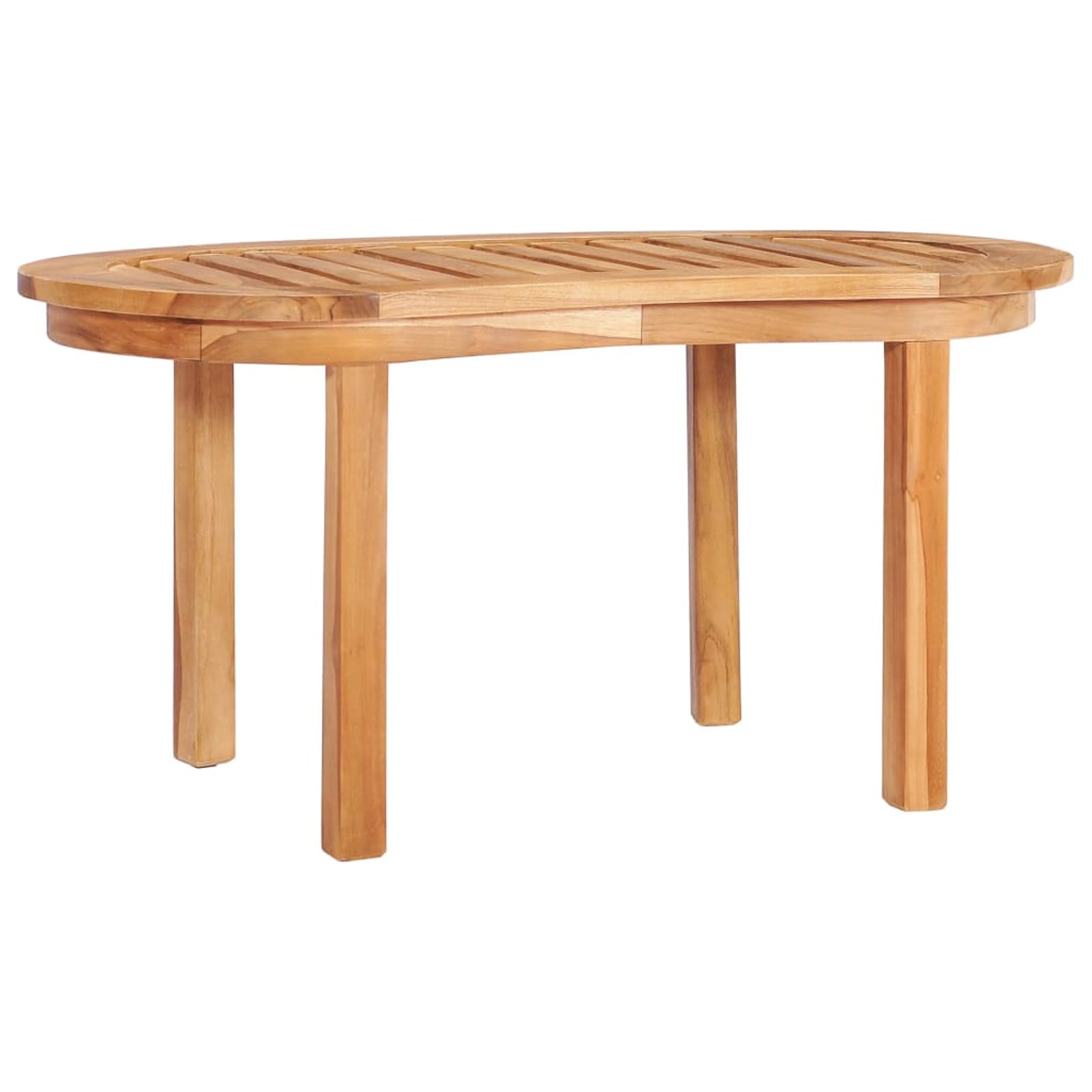 Homgoday Table basse 90 x 50 x 45 cm en bois de teck massif, table d'appoint pour canapé, table d'appoint pour salon, salle de réception d'invités, chambre à coucher et mobilier de bureau