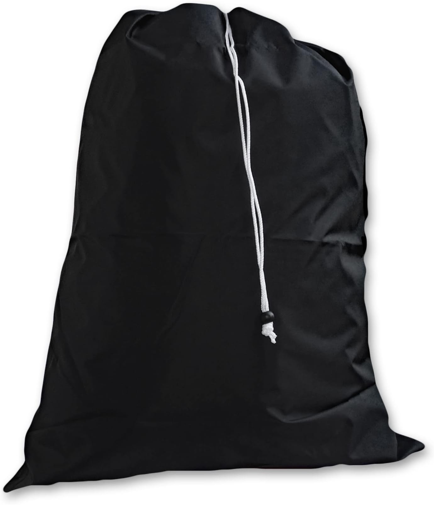Extra Large Laundry Bag with Drawstring, Color: Black, Size: 30x45