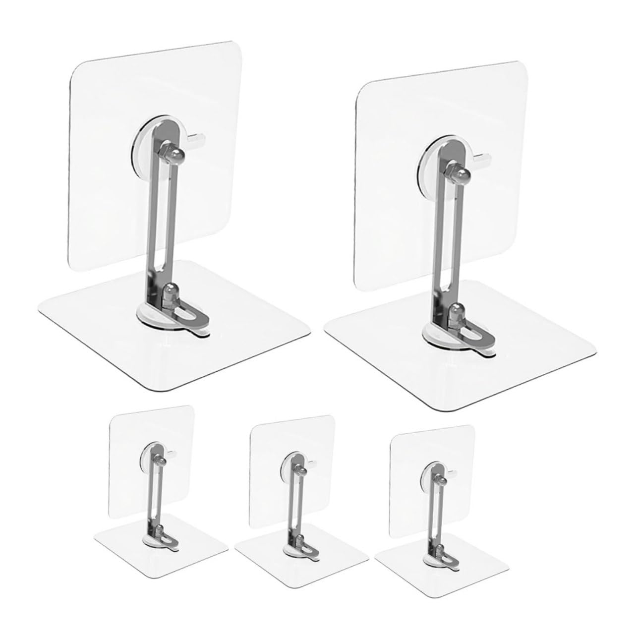 HAPINARY Furniture Secure to Wall 5 Pack Anti-Falling Fixator Anti-tip Furniture Anchors for Bookcase Dresser Wall Anchors Baby Proofing Straps