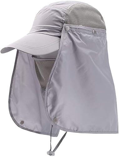 Miniatura 1 de Protección solar UPF 50+ para exteriores, impermeable, transpirable, para la cara, cuello, plegable, para hombres y mujeres