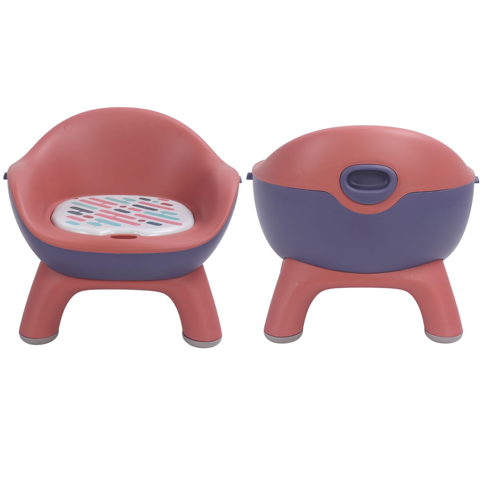 Silla de Alimentación Infantil, Silla de Alimentación de Comedor Multifuncional Ergonómica para el Hogar (coral)