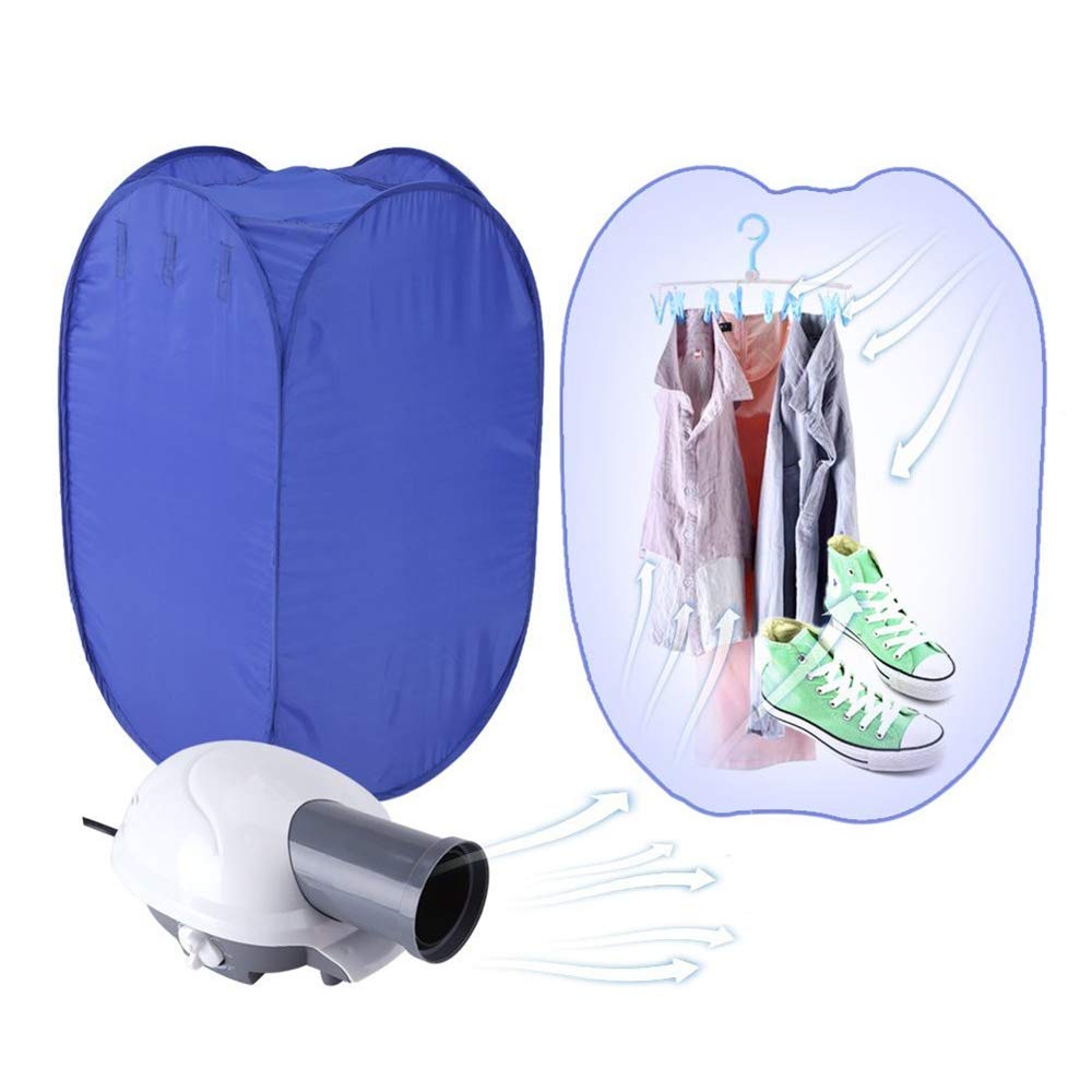 Portable Clothes Dryer, Drying Machine, Folding Electric Air Clothes Drying, Rapid and Heating, Save Space, for T-Shirt, Pants, Apartments, Travel Use