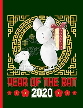 Year of the Rat 2020 Composition Notebook : Happy Chinese New Year, Blank College Ruled Lined Note Book