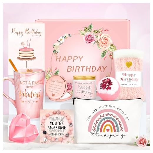 para mulheres Cesta de presente de feliz aniversário para mulheres ideias de para mulheres para mulheres para amigas feminino para irmã colega de trabalho sua melhor amiga