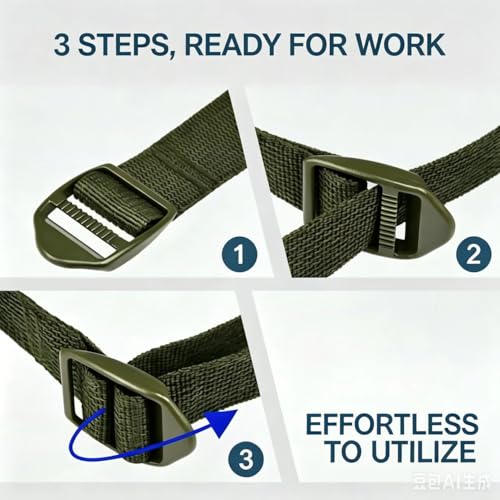 Fermetures coulissantes de sangles et tri-glide réglable pour sac - 5