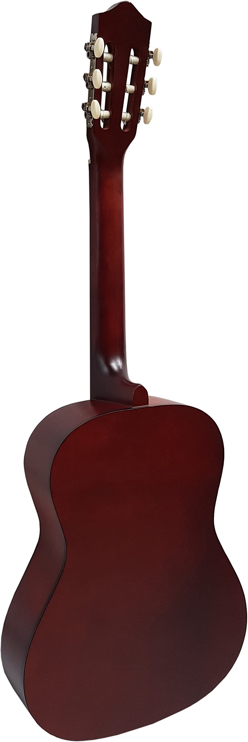 4/4 GITARRE - MAHAGONI KONZERTGITARRE IM SET - CLASSIC - NATUR - TASCHE - BAND - SAITEN - 3xPLEKTRON - STIMMGERÄT - STÄNDER