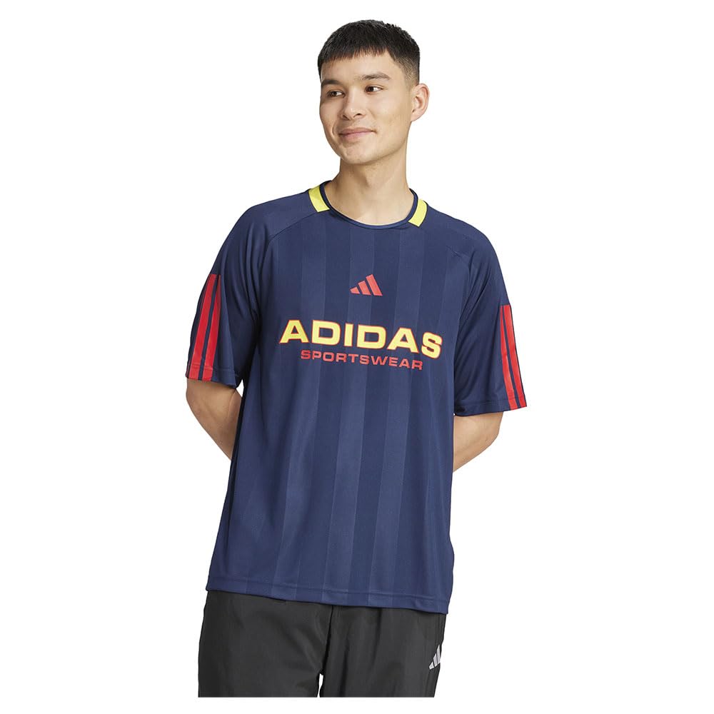 adidas Mens House of Tiro Nations Pack T-Shirt Adults Navy/red L
