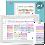Smart Digital Calendar,10.1 inch Electronic Calendar Family Planner Chore Chart-HD Touchscreen Interactive Display for Family Schedules,Syncs with Google/iCloud,Wall Mount Included,Gifts for Women Men