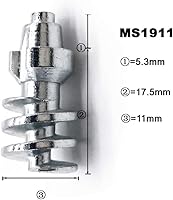 Vista 2 de Marrkey MS1911 (100) - Clavijas de carburo de 0.898 in para neumáticos de seguridad, antideslizantes, cadenas de neumáticos de nieve, para ATV, SUV