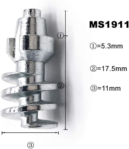 Miniatura 2 de Marrkey MS1911 (100) - Clavijas de carburo de 0.898 in para neumáticos de seguridad, antideslizantes, cadenas de neumáticos de nieve, para ATV, SUV,