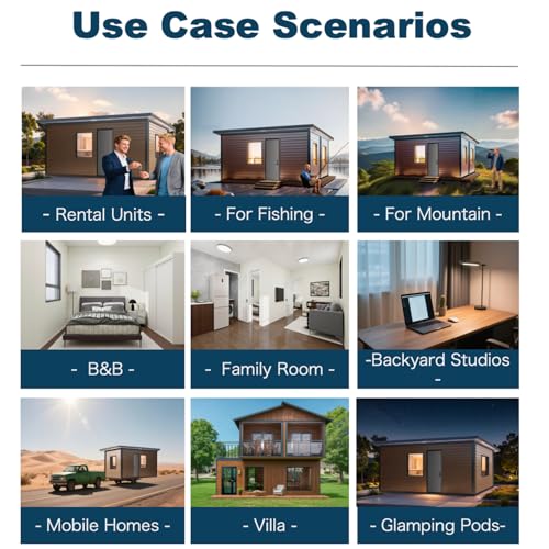 Customized 20x10ft(200 sq ft) Tiny House to Live in for Adults casas prefabricadas para Vivir Foldable Modular House for Sale Mobile Container House 1-5 Unit Room - Image 6