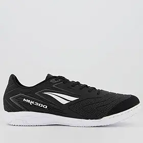 Chuteira Penalty Max 300 Futsal Laranja e Branca