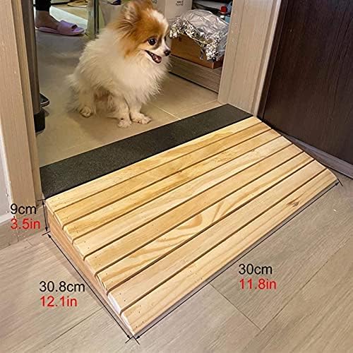 Miniatura 5 de Rampa para puerta de madera, rampa antideslizante, rampa de entrada de movilidad para silla de ruedasbicicletascooter, rampas de bordillo para