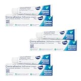 Senti2 Crema Adhesiva extra fuerte para prótesis dentales - 40g (Paquete de 3)