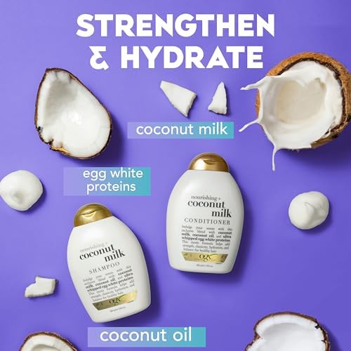 OGX Nourishing Coconut Milk Conditioner, 1 opakowanie (1 x 385 ml)