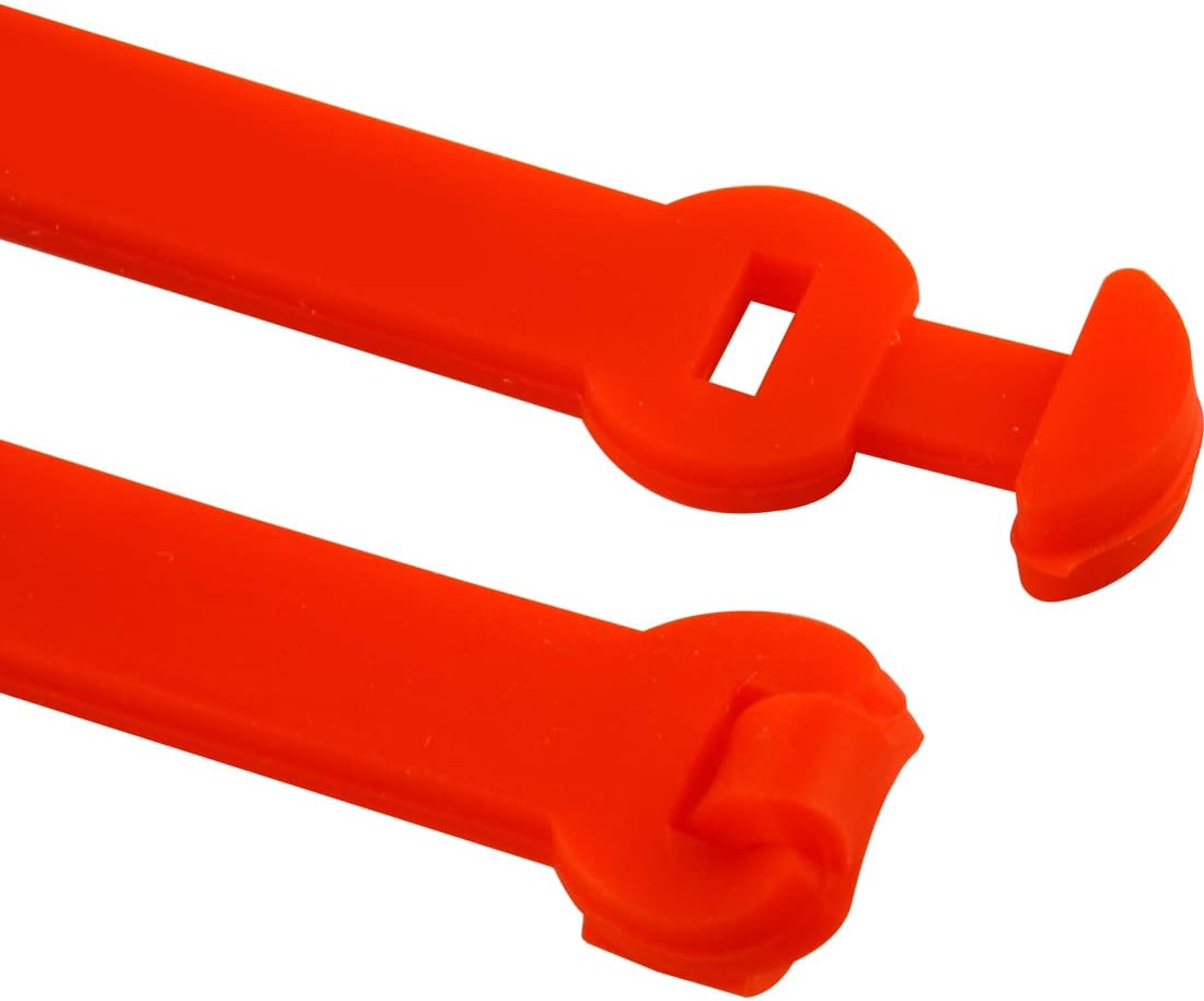 Andux Silicone Tennis Vibration Dampener Long Buckle Type Reduce Vibration 6pcs/Set BZQ-06