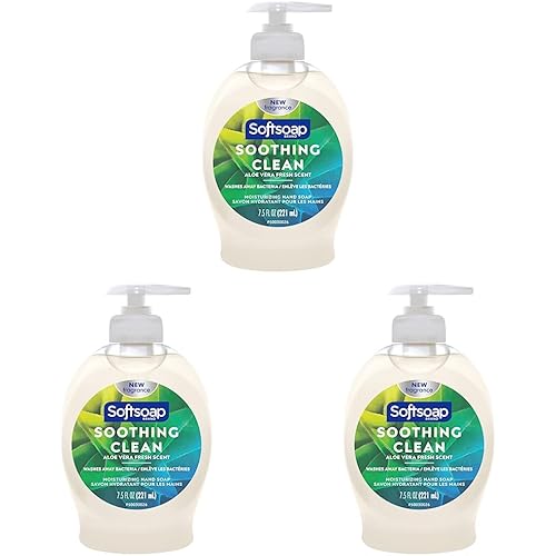 Softsoap Liquid Hand Soap, Aloe - 7.5 fluid ounce (Pack of 3)