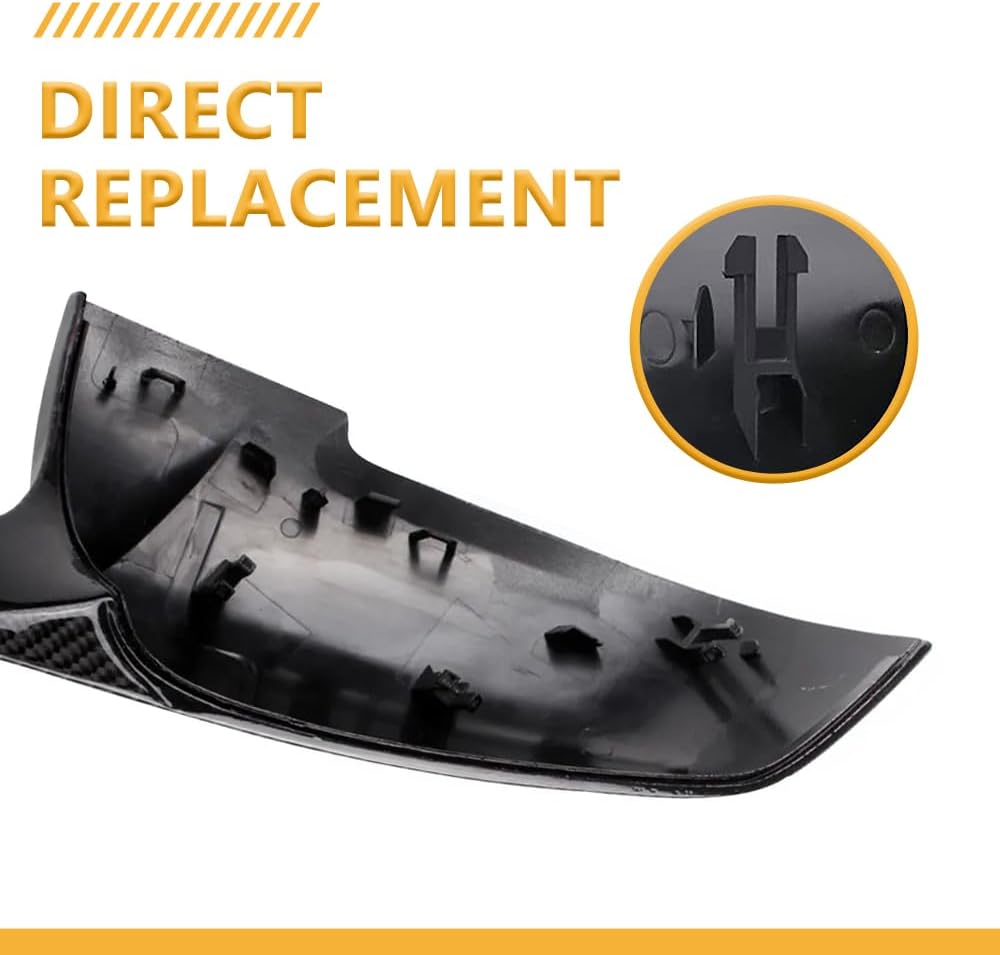 Mirror Caps Fitment for BMW 2PCS-Set (Real Carbon Fiber, F22 F30 F32 F36)