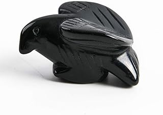 Crystal Eagle Statue Sculpture Stone Healing Reiki Pocket Gemstone Figurines