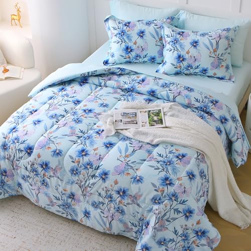 Save 51% on Floral King Comforter Set with Sheets - Only $29.99