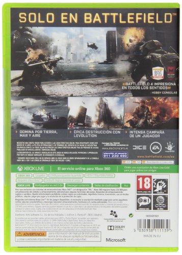 Battlefield 4 Standard Allemand Anglais Chinois simplifié Espagnol Français Italien Polonais Portugais Russe Tchèque Xbox 360 - vue 3