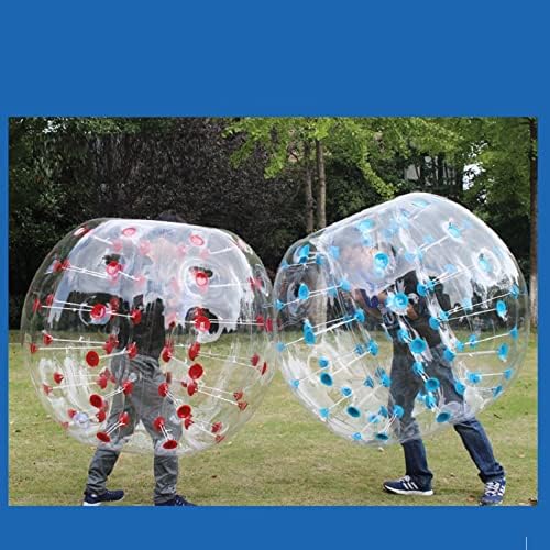 Inflatable Bumper ONE Ball for Adult Kids Bubble Soccer Balls Blow Up Toy Playground Balls Human Hamster Knocker Ball Outdoor Zorb Balls 5FT Blue One Ball image 9 of 9 B07W9CXF67