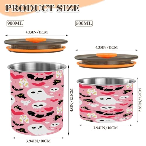 Contenedor hermético de acero inoxidable para café 17oz miniatura 3