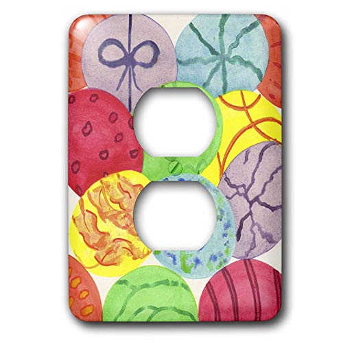 Œufs de Pâques peints 2 prises plaque décorative originale pour cadeau de pendaison