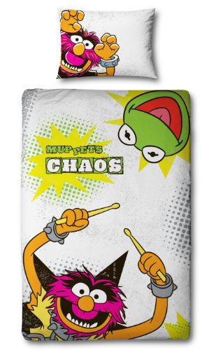 Preisvergleich Produktbild Character World Disney The Muppets Bettwäsche-Set für Einzelbett, 135 x 200 cm