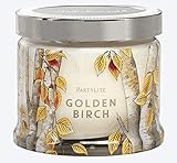 partylite 3 docht kerzenhalter  PartyLite Kerzendose, 3 Dochte, Birke Gold