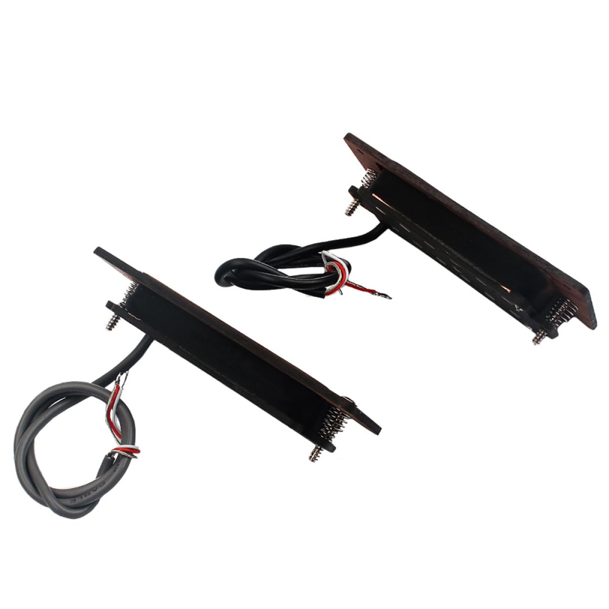 Humbucker in Legno di Rosa Gmc52 per Chitarra Elettrica 6 Corde | Ricambio per Modelli Stile e Modello a Doppia Spalla, Tonalità Bilanciate Classiche, per Chitarristi, Set Collo e Ponte