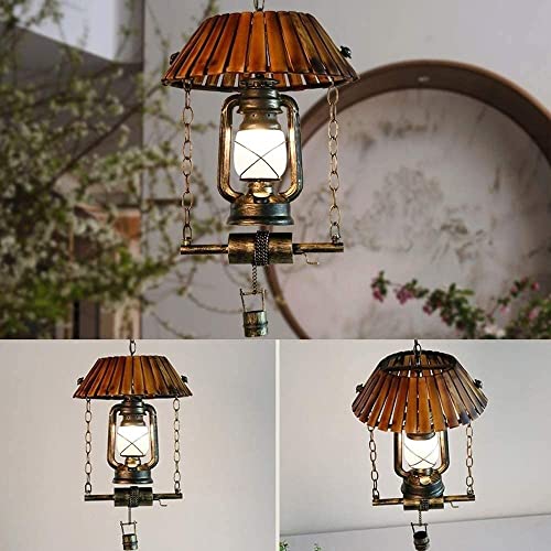 Lustre E27 en édition limitée design lampe à pétrole classique
