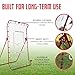 Rukket 4x7 Pitch Back Baseball/Softball Rebounder PRO, Pitching and Throwing Practice Partner, Adjustable Angle Pitchback Trainer