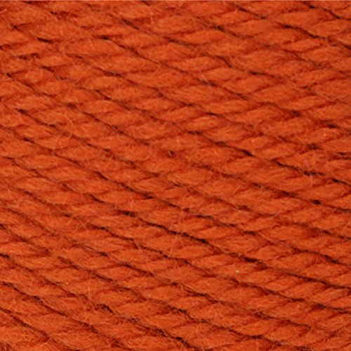 Image of Patons Classic Wool Yarn, 3.5oz, Gauge 4 Medium, 100% Wool Pumpkin - For Crochet, Knitting & Crafting