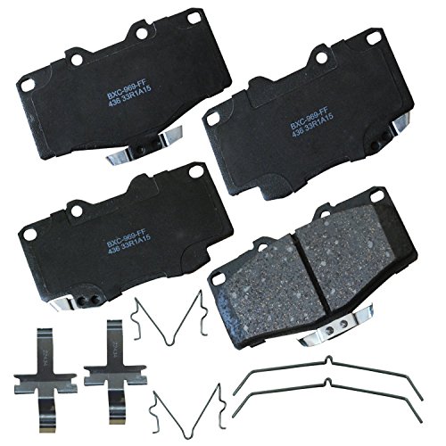 Image of Bendix Premium SBC436 Ceramic Front Brake Pads for Toyota 4Runner 1991-1988, 4Runner 2000-1996, Pickup 1995-1988