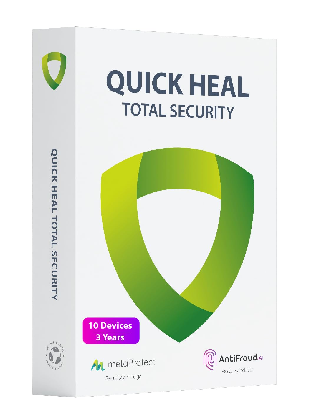 Quick Heal | Total Security | 10 Users | 3 Years | (Physical Box)
